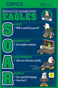 Soar Eagle Matrix Pbis Rules Poster Mascot Junction