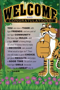 Tiger Mascot Poster