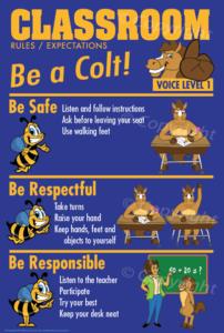 BIS Posters Colt Classroom Rules