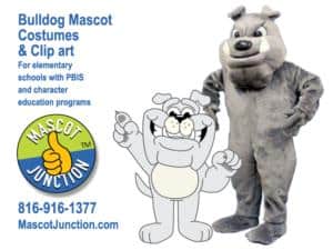 Bulldog Costume Mascot School