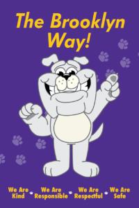 Bulldog Mascot Theme Poster PBIS