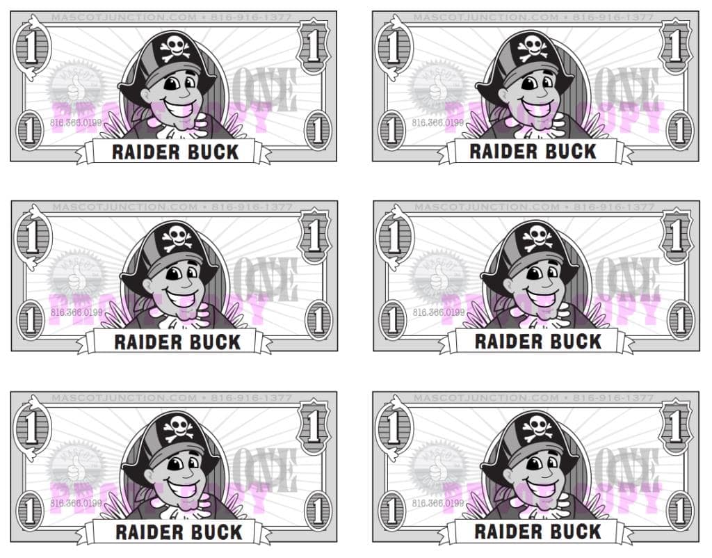 Raider Bucks Reward