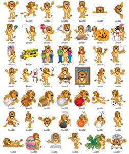 PBIS Clipart Lion Mascot