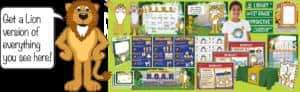 PBIS Posters Lion 2 Mascot Clip Art