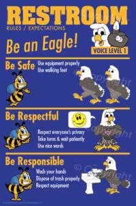 PBIS Posters Restroom Rules Eagle