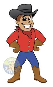 Cowboy Mascot Clip Art