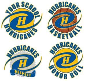 Hurricane Logo Graphic Mascot PBIS
