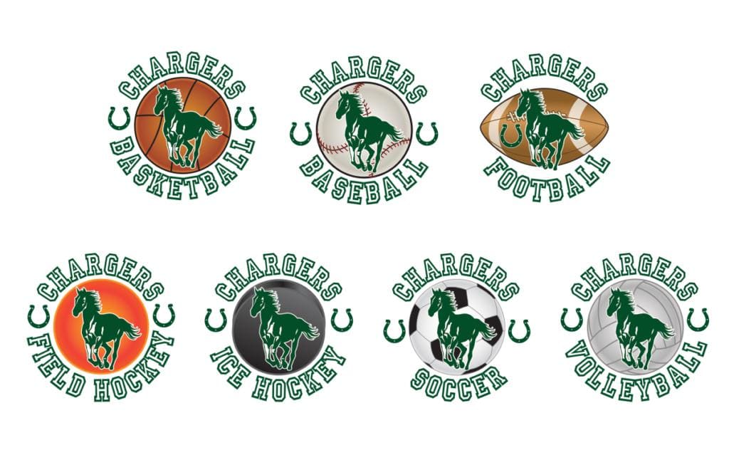 Bronco Colt Mascot Graphic Logo