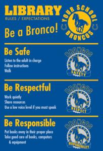 Bronco Rules Poster Library