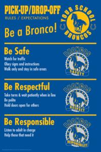 Bronco Rules Poster Pick Up