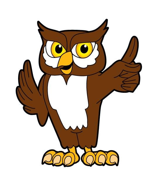 Owl Mascot Clip Art Pbis Mascot Junction