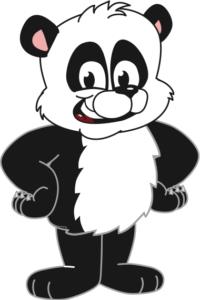 Panda Mascot Clip Art Image