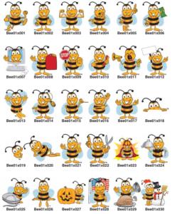 Bee Mascot 1 Clip Art