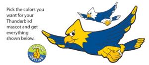 Thunderbird Mascot Clip Art