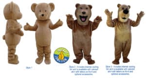 Friendly Bear Mascot Costumes