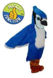 Realistic Bluejay Mascot Costume