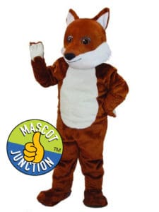Friendly Fox Mascot Costume