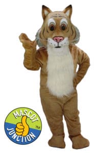 Friendly Bobcat Wildcat Mascot Costume
