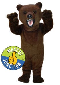 Fierce Grizzly Mascot Costume