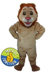 Friendly Lion Mascot Costume