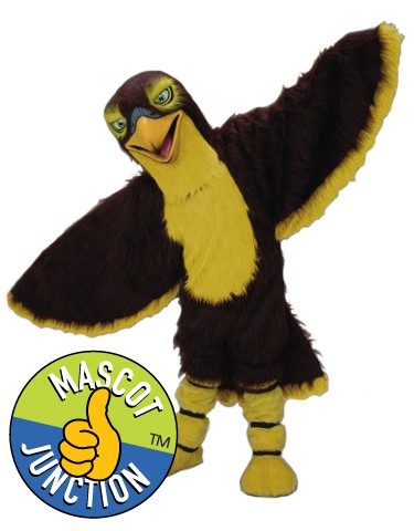 Friendly Hawk Falcon Mascot Costume