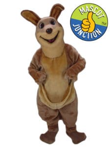 Friendly Kangaroo Mascot Costume
