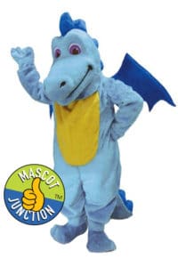 Friendly Dragon Mascot Costume