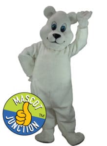 Friendly Polar Bear Mascot Costume