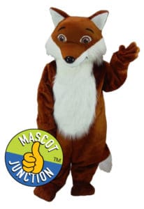Friendly Fox Mascot Costume