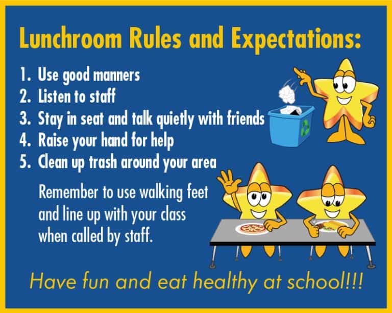 dining room rules for kids