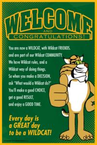 Wildcat Welcome PBIS Poster