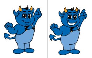 Blue Devil Logo Graphic