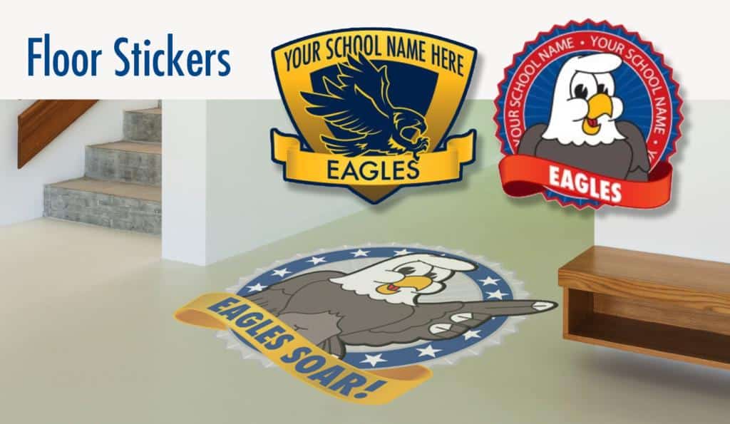 Floor Sticker Eagle Graphic Logo