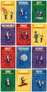 Character Trait Core Values Poster