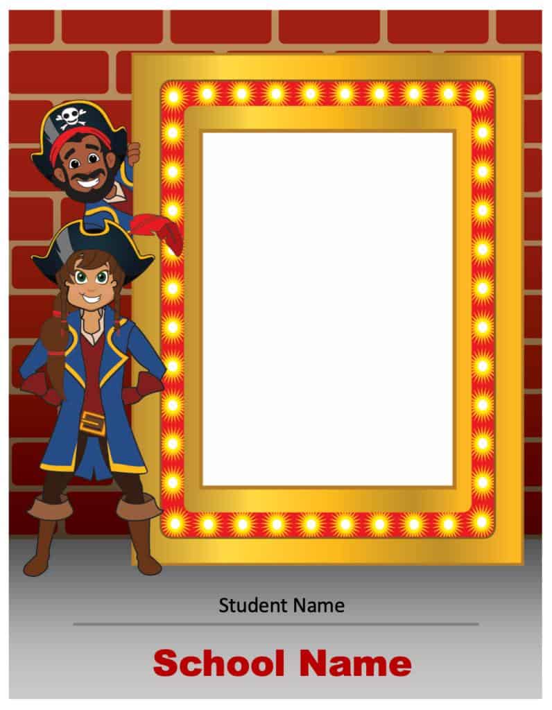 Pirate Photo Marquee Template
