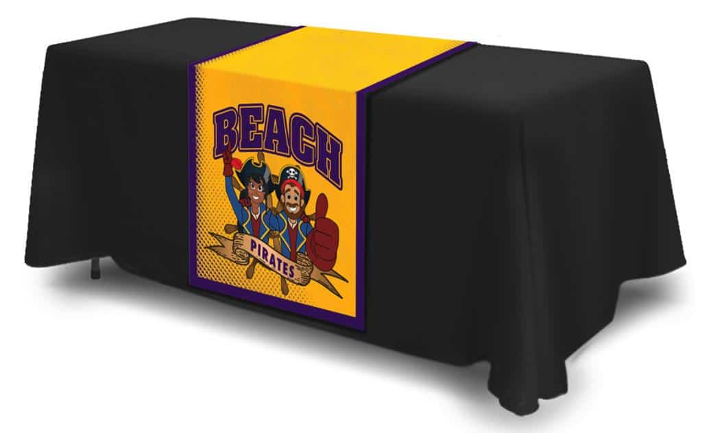 Table Cloth Runner Pirate Mascot