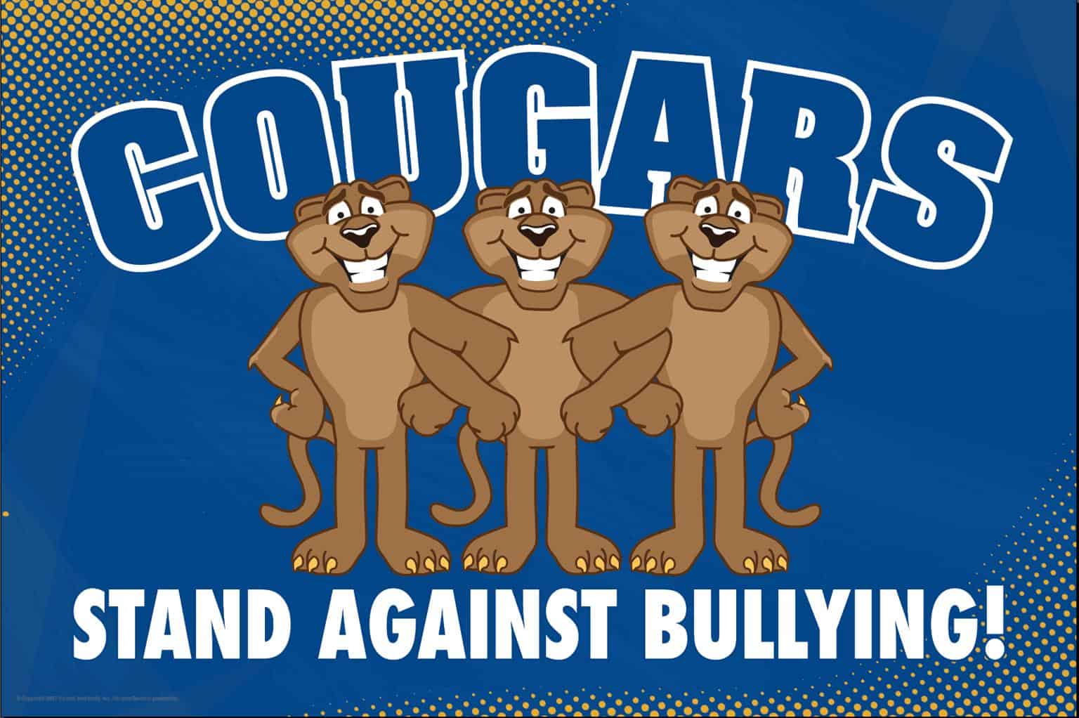 Anti Bullying Poster Cougars