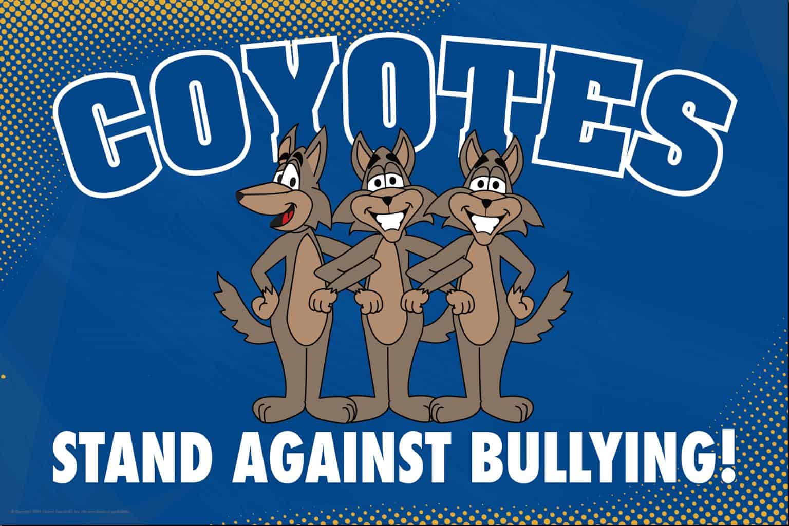 Anti Bullying Poster Coyotes