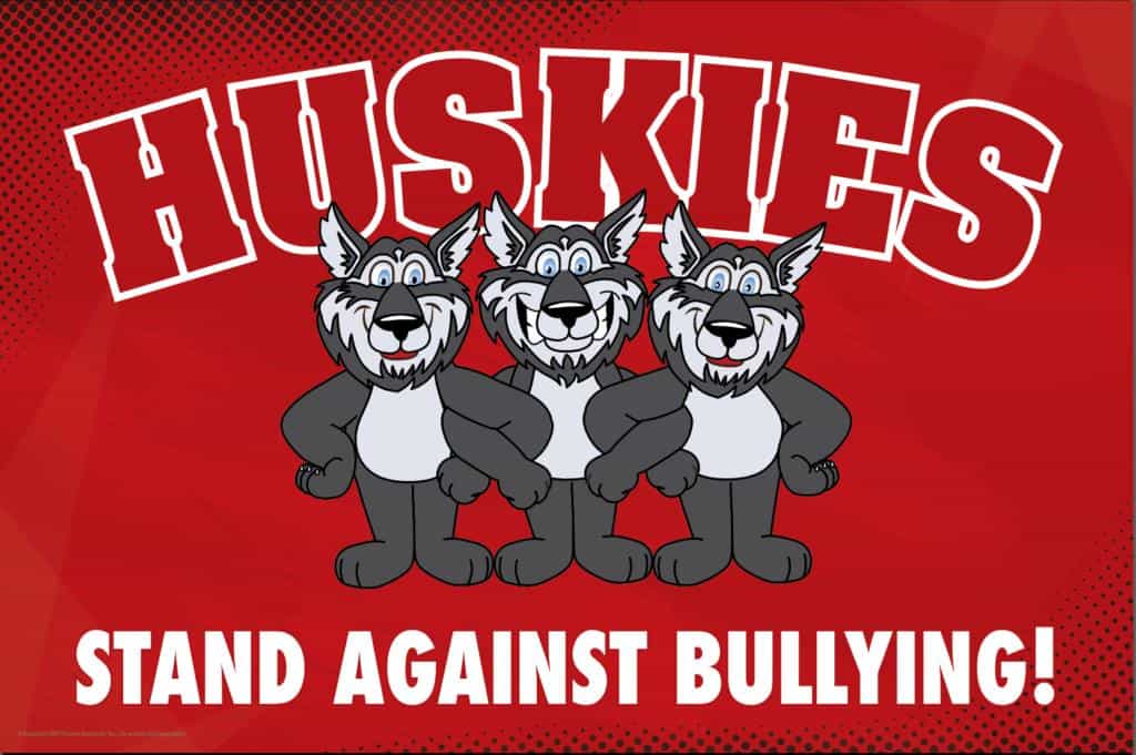 Anti Bullying Poster Huskies