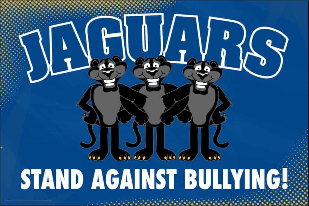 Anti Bullying Poster Jaguars (Black)