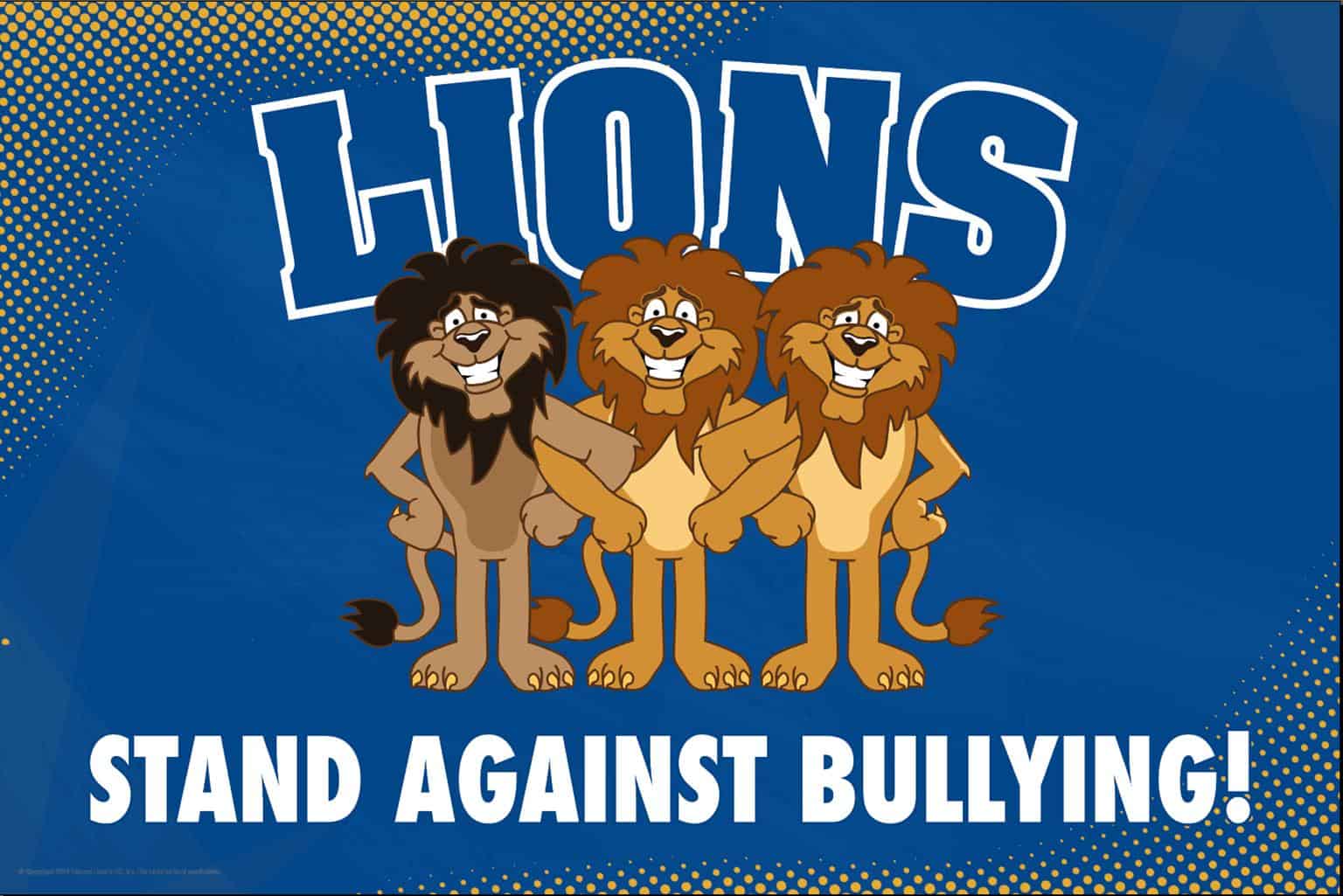 Anti Bullying Poster Lions