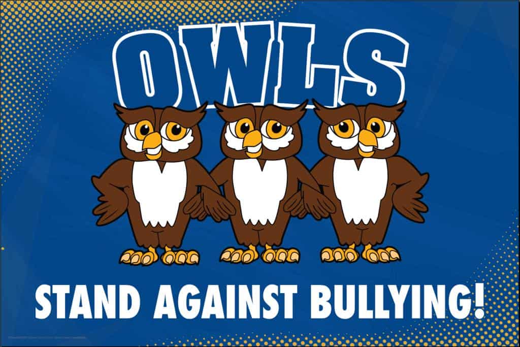 Anti Bullying Poster Owls