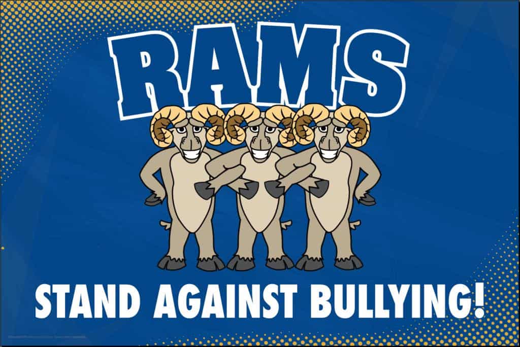 Anti Bullying Poster Rams