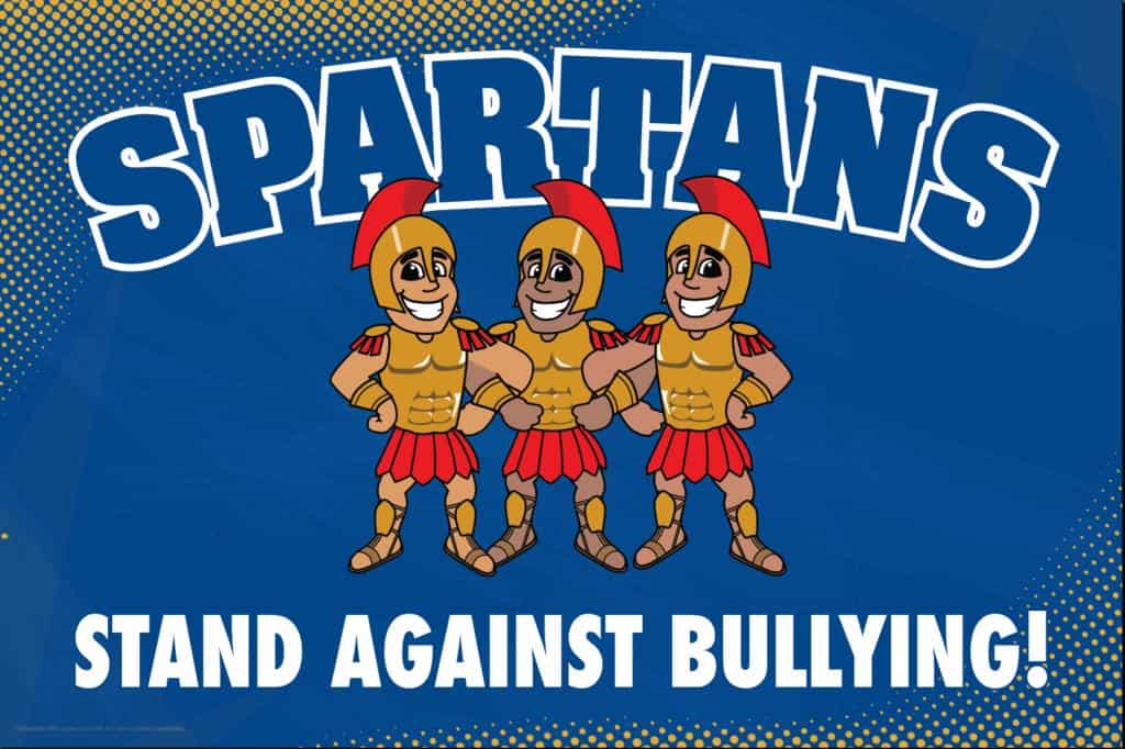 Anti Bullying Poster Spartans