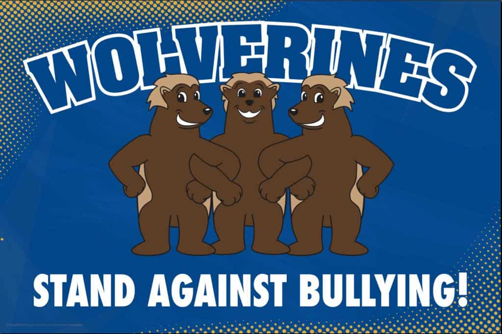 Anti Bullying Poster Wolverines