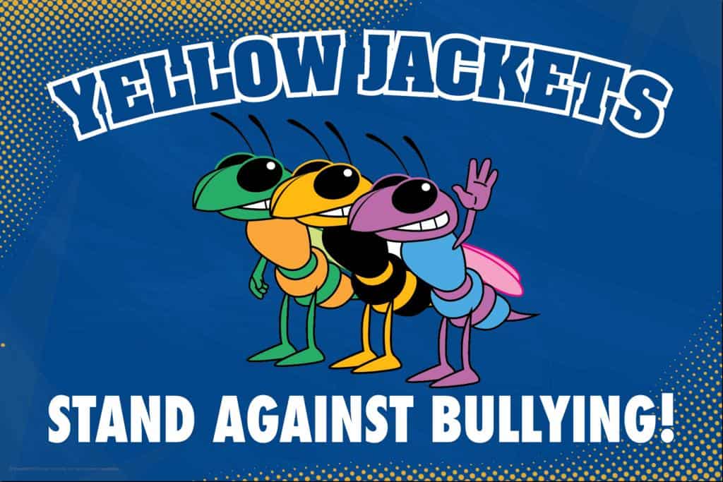 Anti Bullying Poster Yellow Jackets