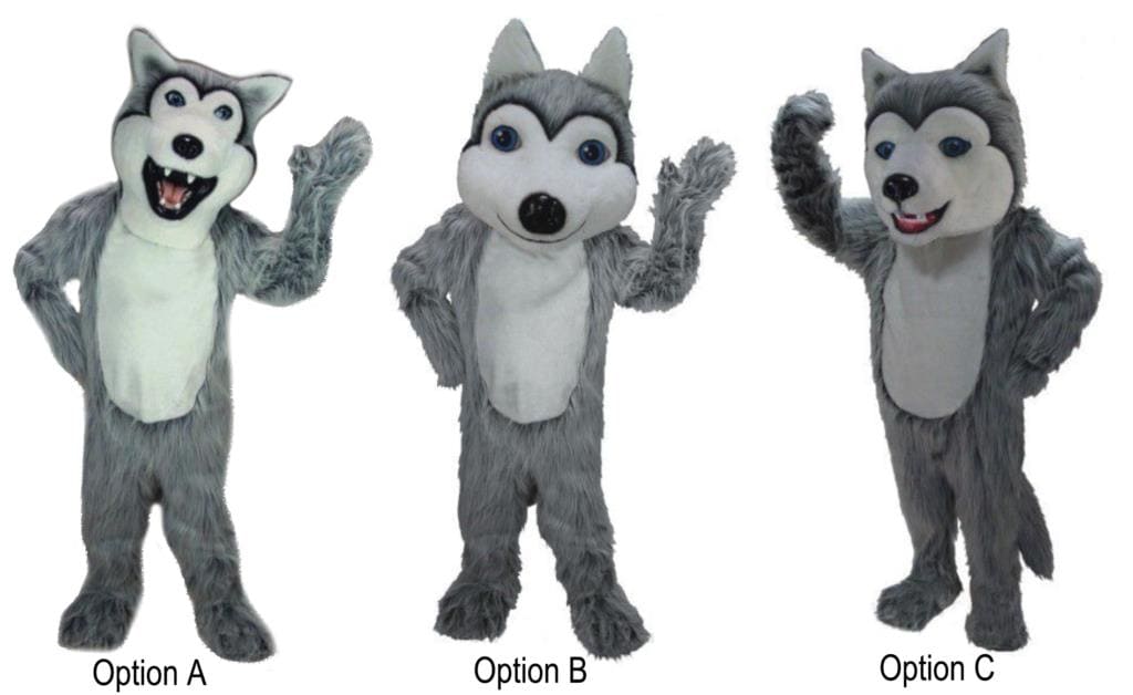 Husky Mascot Costumes Junction