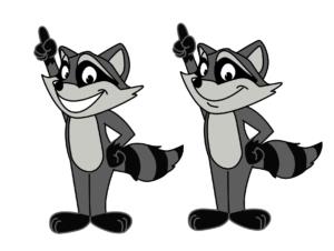 Raccoon Mascot Logo