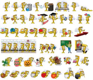 Storm Mascot Clip Art 1