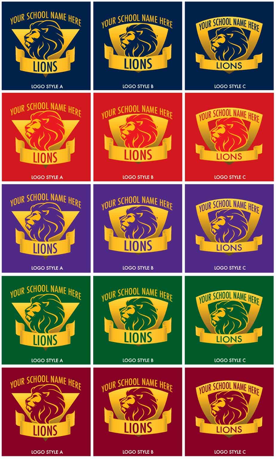 Lion Logo Mascot Graphic